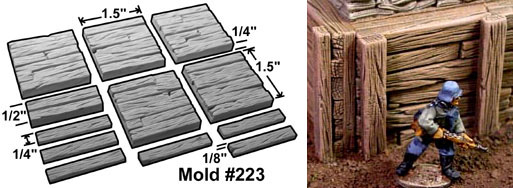 1.5" Trench Plank Mold