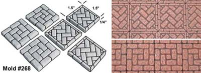 Brickwork Floor Tile Mold