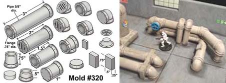 Pipe Mold 5/8
