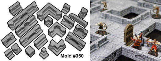 Low Wall Dungeon Mold