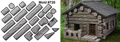 Cedar Log Mold