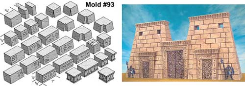 Egyptian Tower Mold